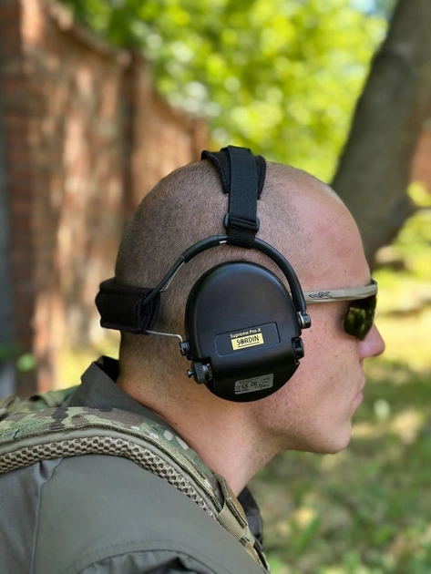 Тактичні активні навушники Sordin Supreme Pro-X Neckband з заднім тримачем 76302-X-02-S Black - зображення 2