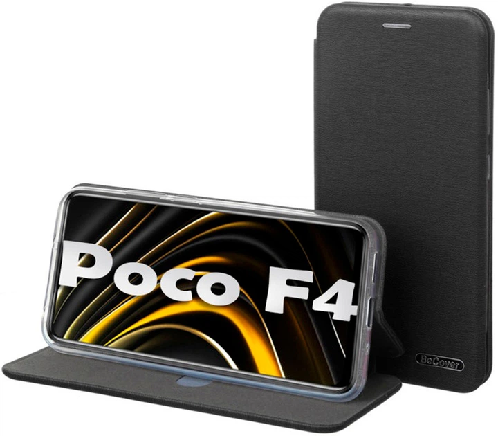Чехол-книжка для смартфона Xiaomi Poco F4 BeCover Exclusive Black (BC_709020) - изображение 4