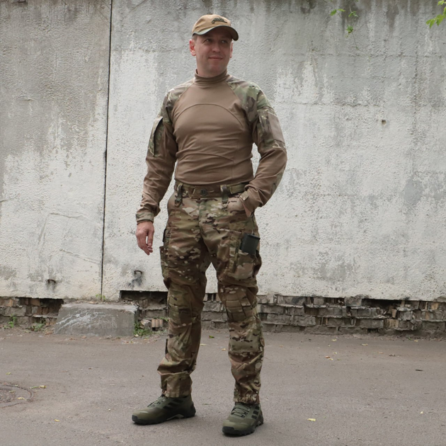Тактическая рубашка УБАКС Мультикам Койот. UBACS с длинным рукавом "Самурай" размер 60 (914-1) - зображення 1