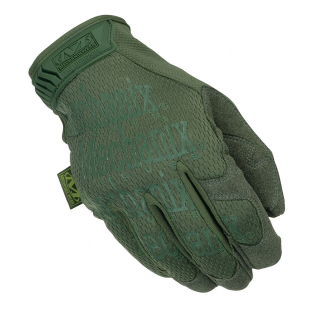 Тактичні рукавички Mechanix Original Glove Olive MG-60 - зображення 1