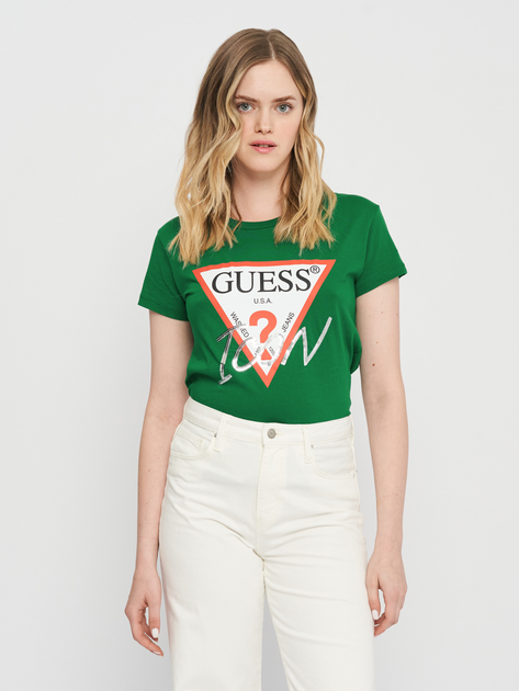 Футболка женская Guess 11161.3 M 44 Зеленая – в интернет-магазине ...