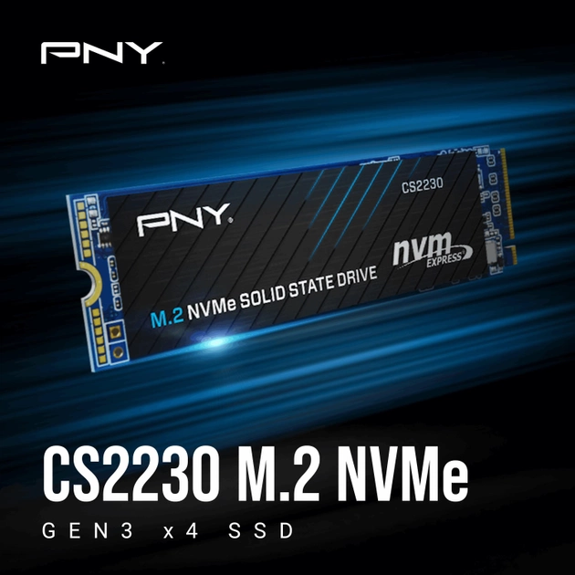 Dysk SSD PNY CS2230 1TB NVMe M.2 2280 PCIe 3.0 x4 3D NAND (TLC) (M280CS2230-1TB-RB) - obraz 2