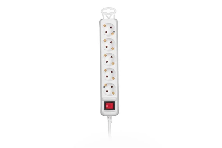 Фильтр питания 2E (2E-U05ESM1.5) 5хSchuko, 1.5 м, белый - Фото 2 Фильтр питания 2E (2E-U05ESM1.5) 5хSchuko, 1.5 м, белый - изображение 2