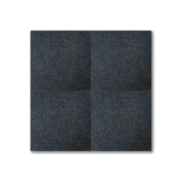 Самоклеящаяся плитка Sticker Wall под ковролин темно-серая 600х600х4мм SW-00001288 - зображення 5