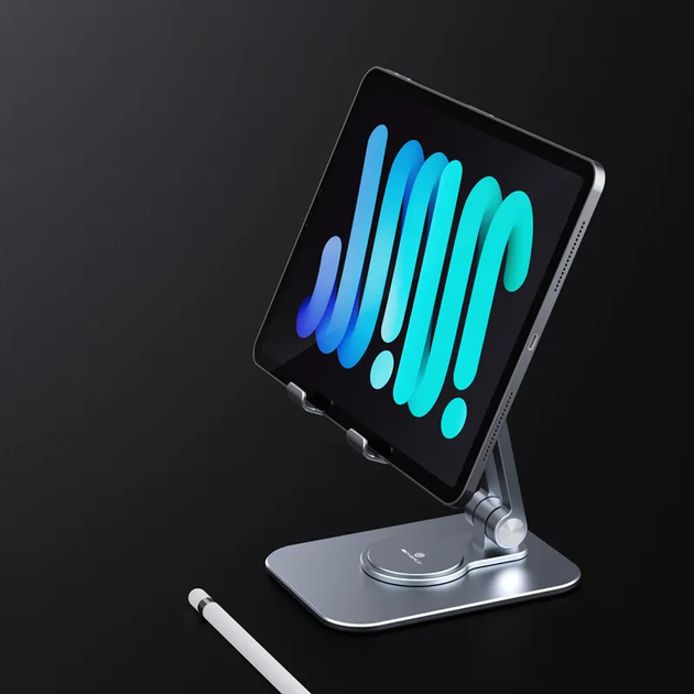 Подставка для телефона, планшета VHG L10 поворотная 360°C Phone Tablet Stand, Grey - изображение 2