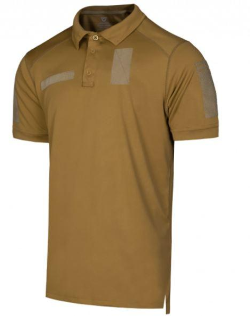 Тактическая футболка поло Polo 48 размер M,футболка зсу поло койот для военнослужащих, мужская футболка поло - изображение 2