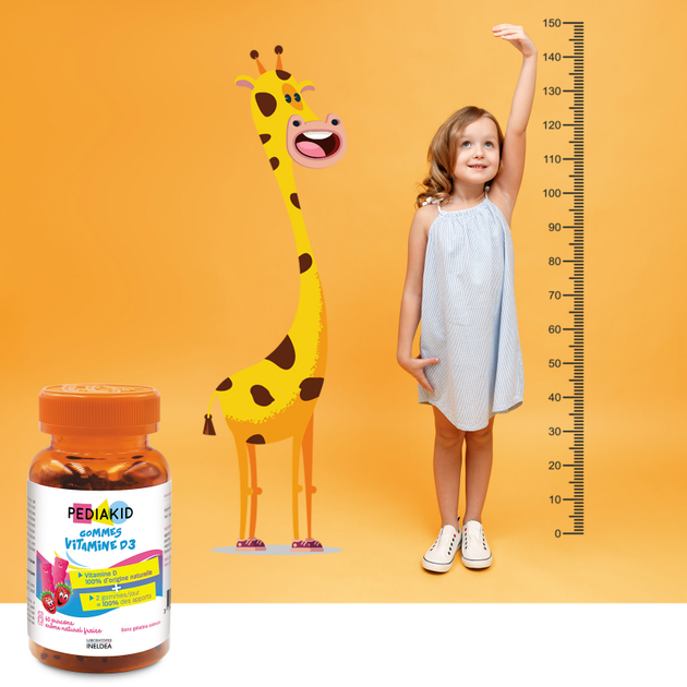 Ведмежуйки Pediakid Вітамін D для дітей / GOMMES VITAMINE D - Зміцнюють кістки та зуби, підвищують імунітет, 60 шт (PK26) - Фото 3 Ведмежуйки Pediakid Вітамін D для дітей / GOMMES VITAMINE D - Зміцнюють кістки та зуби, підвищують імунітет, 60 шт (PK26) - изображение 3