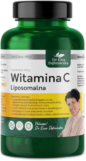 DR Ewa Dąbrowska Witamina C Liposomalna 120 kapsułek (5906395564187) - obraz 1