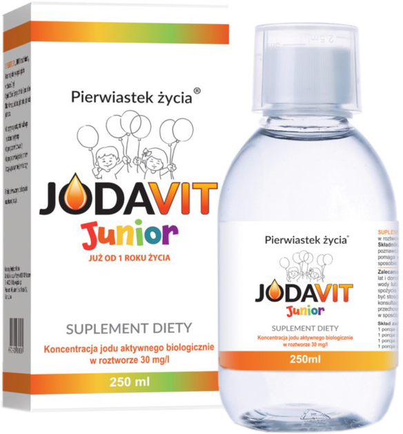 Jodavit Junior suplement diety 250 ml od 1 roku (5906395564231) - obraz 1