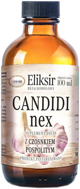 Mir-lek Eliksir CANDIDInex bezalkoholowy 100 ml (5908228098371) - obraz 1