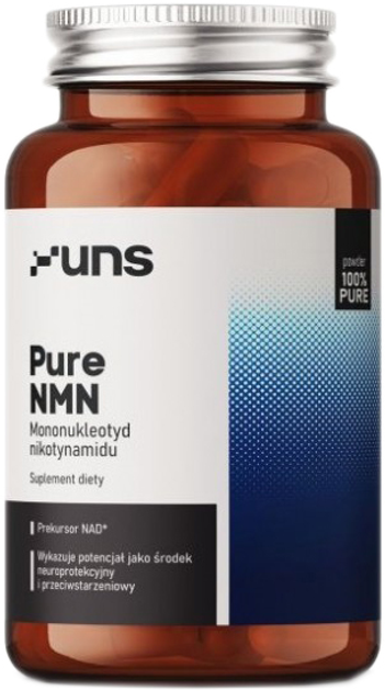 Харчова добавка UNS NMN Jar 20 г нікотинамідмононуклеотиду (5904238960943) - зображення 1