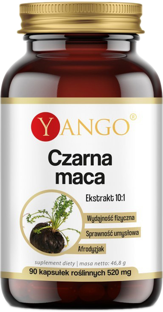 Yango Czarna Maca 90 kapsułek (5904194063399) - obraz 1