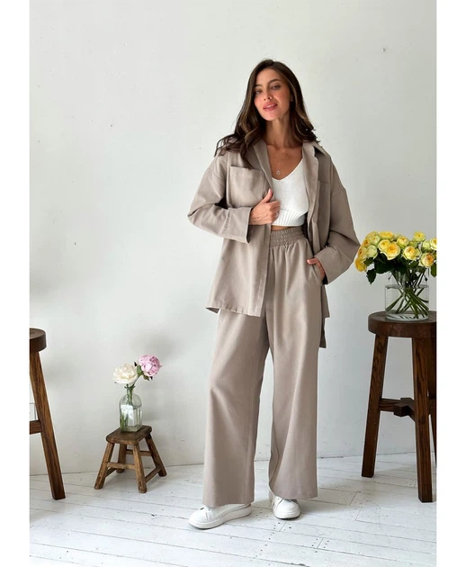Штани бавовняно-лляні Корда L-XL - зображення 2