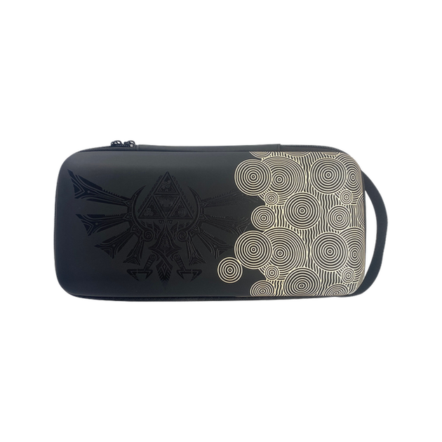 Защитная сумка кейс Mini Travel для Nintendo Switch / OLED с рисунком Zelda Yelloy - изображение 4