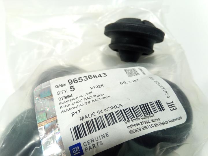 Подушка радиатора Aveo, "GM" (96536643) нижняя - изображение 3