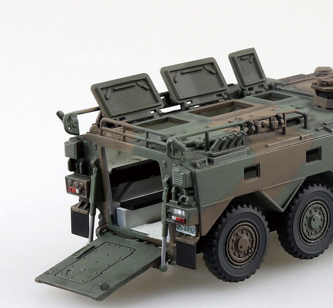 Сборная модель 1/72 бронетранспортер JGSDF Type96 Wheeled Armored Personnel Carrier B Aoshima 05784 - изображение 4