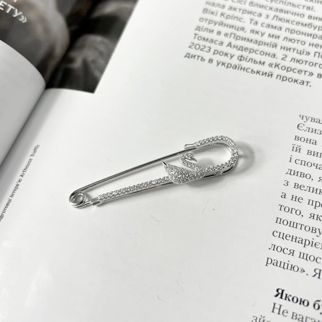 Серебряная подвеска с фианитами (2136354) - изображение 2