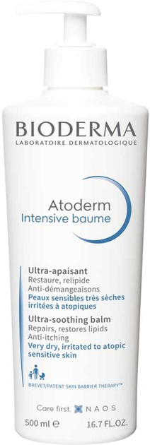 Бальзам для тіла Bioderma Atoderm Intensive зволожуючий для сухої шкіри 500 мл (3701129802076 / 3401340106853) - зображення 1