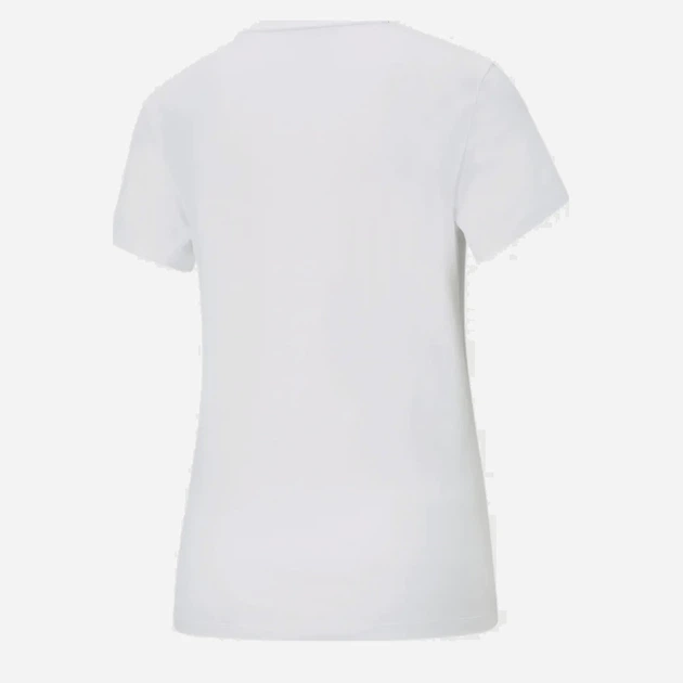 T-shirt damski Puma Ess Logo Tee 586774-02 XS Biały (4063697275034) - obraz 6