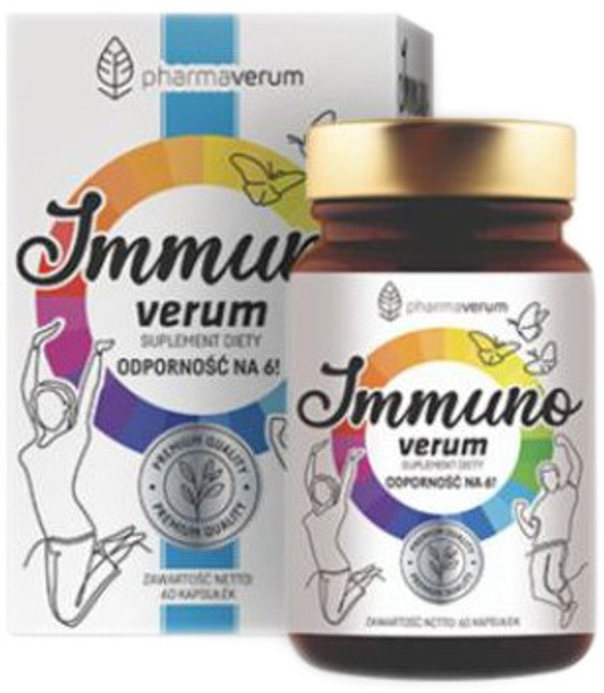 Харчова добавка Pharmaverum Імуно Верум 60 капсул (5903641915045) - зображення 1