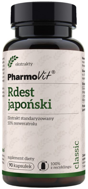 Pharmovit Rdest Japoński 50% Resweratrolu 90 kapsułek (5902811234153) - obraz 1