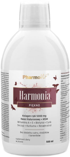 Pharmovit Harmonia Piękno Suplemnt Diety 500 ml (5904703900177) - obraz 1