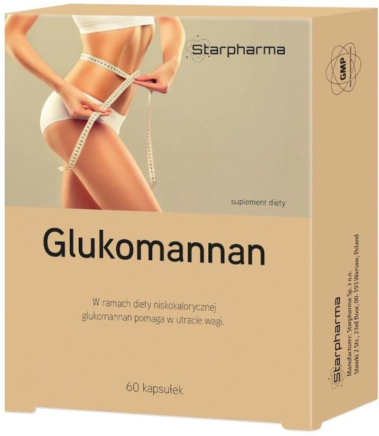 Жироспалювач жіночий Star Pharma Глюкоманнан 60 капсул для схуднення (5902989931045) - зображення 1