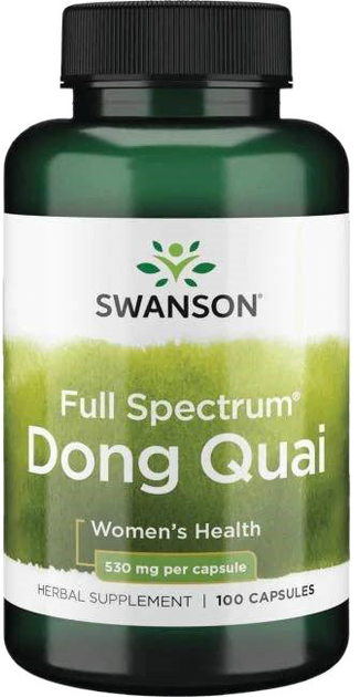 Харчова добавка Swanson Dong Quai 530 мг 100 капсул (87614015330) - зображення 1