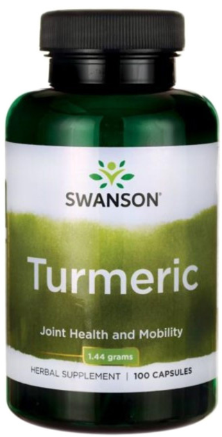 Suplement diety Swanson Turmeric Kurkuma 720 mg 100 kapsułek (87614019406) - obraz 1