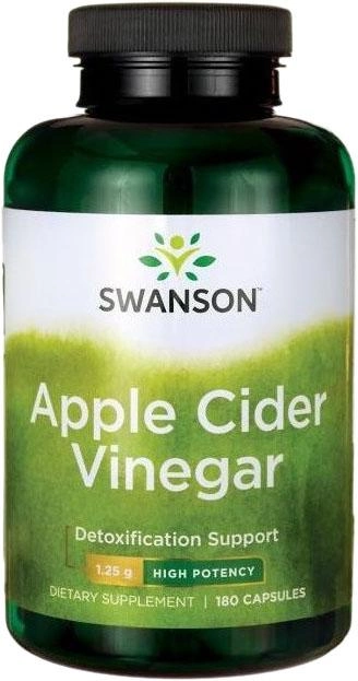 Swanson Apple Cider Viniger 625mg 180 kapsułek (87614022925) - obraz 1