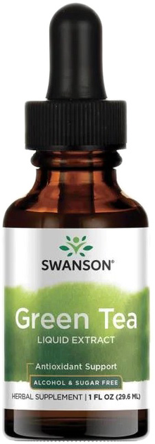 Swanson Green Tea Liquid Extract 29.6 ml (87614111780) - obraz 1