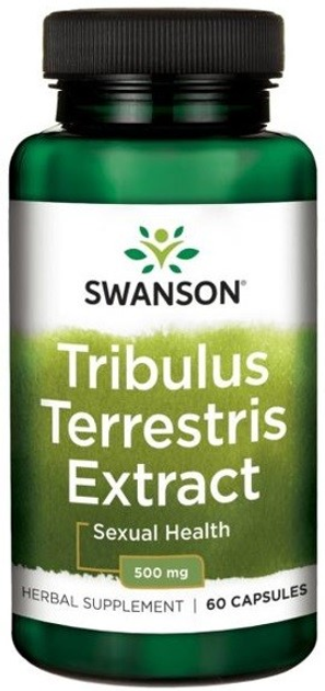Suplement diety Swanson Tribulus Terrestris Ektrakt 500 mg 60 kapsułek (87614141794) - obraz 1