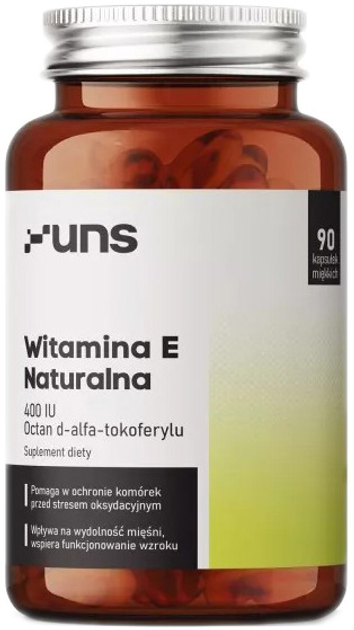 UNS Naturalna Witamina E 90 kapsułek (5904238960400) - obraz 1