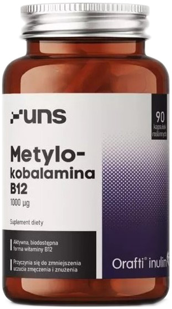 UNS Metylokobalamina B12 90 kapsułekvege (5904238961230) - obraz 1