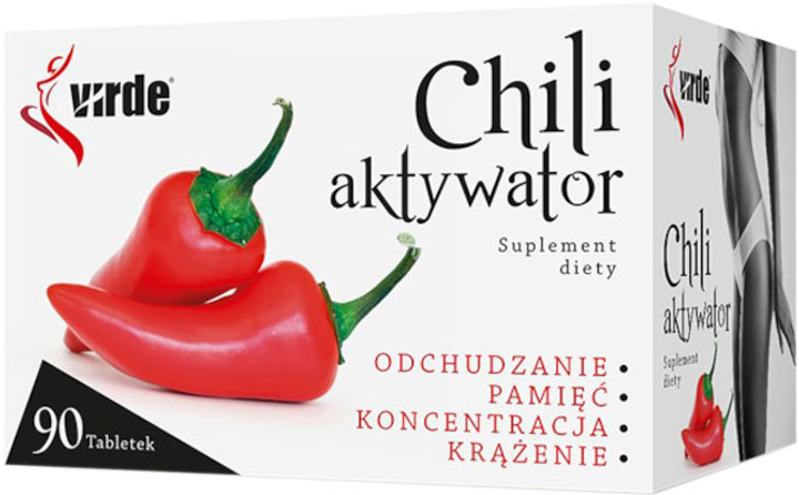 Харчова добавка Virde Chili Activator 90 таблеток для схуднення (8594062352891) - зображення 1