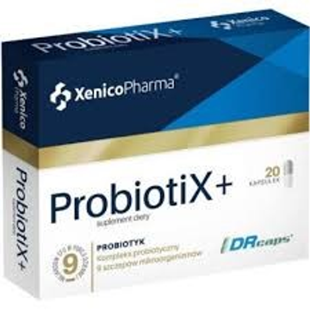 Харчова добавка Xenico Pharma Probiotix+ 20 капсул (5905279876392) - зображення 1