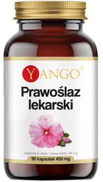 Suplement diety Yango Prawoślaz Lekarski 450 mg 90 kapsułek (5903796650921) - obraz 1