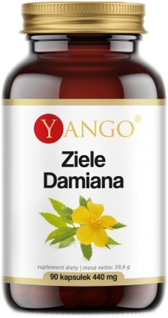 Suplement diety Yango Ziele Damiana 440 mg 90 kapsułek (5903796650938) - obraz 1