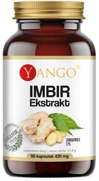 Yango Imbir Ekstrakt 90 kapsułek 420mg Przeciwzapalny (5905279845572) - obraz 1