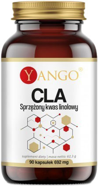 Yango CLA Sprężony Kwas Linolowy 90 kapsułek (5903796650730) - obraz 1