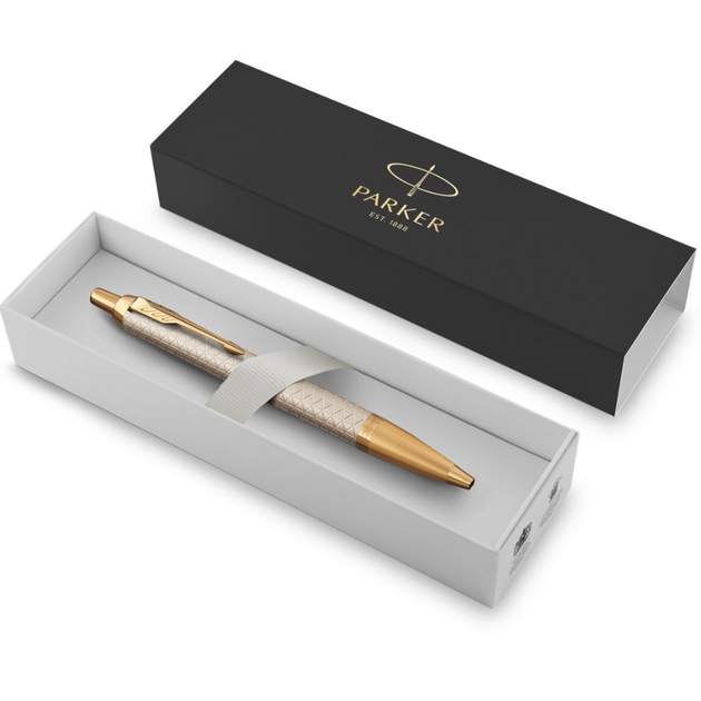 Кулькова ручка Parker IM 17 Premium Warm Silver GT 24 132 - Фото 3 Кулькова ручка Parker IM 17 Premium Warm Silver GT 24 132 - изображение 3