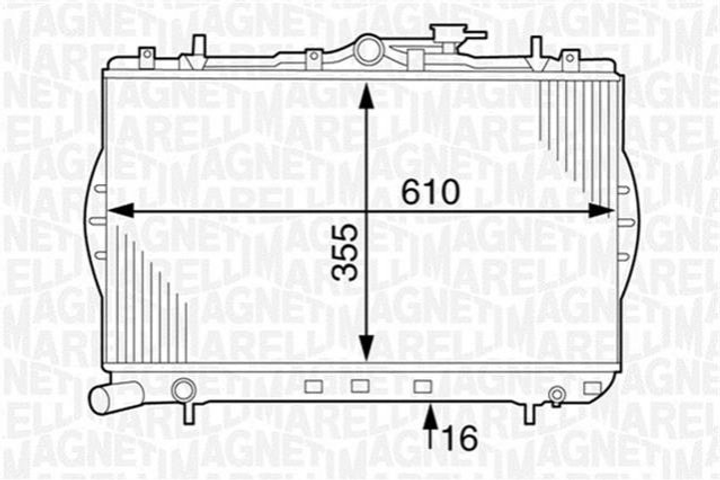 Водяна помпа Magneti Marelli (352316171072) - изображение 1