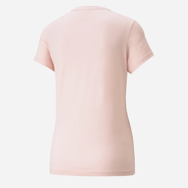 Футболка Puma Ess Logo Tee 586775-36 XS Рожева (4063699379679) - зображення 2