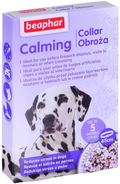 Obroża redukująca stres u psów BEAPHAR Calming 65cm (DLZBEPSMY0014) - obraz 1