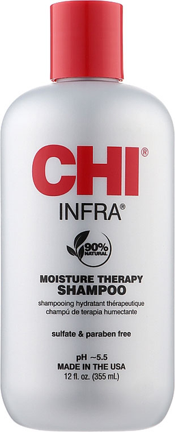 Szampon CHI Infra Moisture Therapy Shampoo do włosów zniszczonych 355 ml (0633911616277) - obraz 1