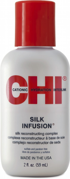 Fluid do włosów CHI Silk Infusion Reconstructing Complex 59 ml (0633911616338) - obraz 1