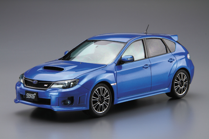 Сборная модель 1/24 автомобиль Subaru GRB Impreza WRX STI Aoshima 05834 - Фото 3 Сборная модель 1/24 автомобиль Subaru GRB Impreza WRX STI Aoshima 05834 - изображение 3