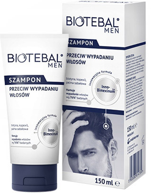 Biotebal Men szampon przeciw wypadaniu włosów 150ml (5903060614734) - obraz 1