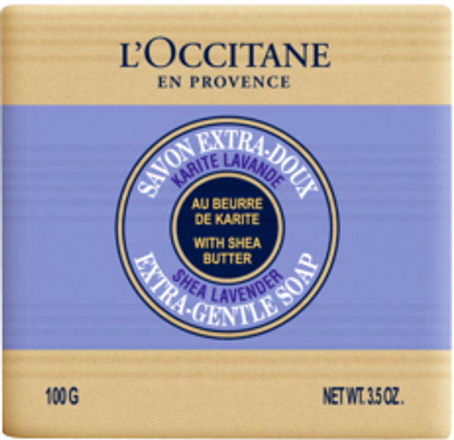 Мило тверде L'Occitane en Provence Карите-Лаванда 100 г (3253581680551) - зображення 1