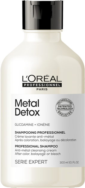 Професійний очисний шампунь L'Oreal Serie Expert Metal Detox проти металевих накопичень у волоссі після фарбування або освітлення 300 мл (0000030158078) - зображення 2
